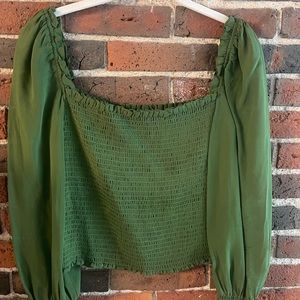 Reformation green top